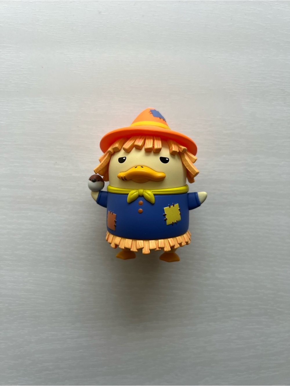 Scarecrow Duck Collectible Figure in Orange & Blue Duckoo POP MART Blind Box